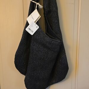 Free People Black Hobo Bag